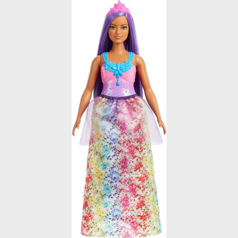 Barbie Dreamtopia Dukke - Prinsesse Med Lilla Hr