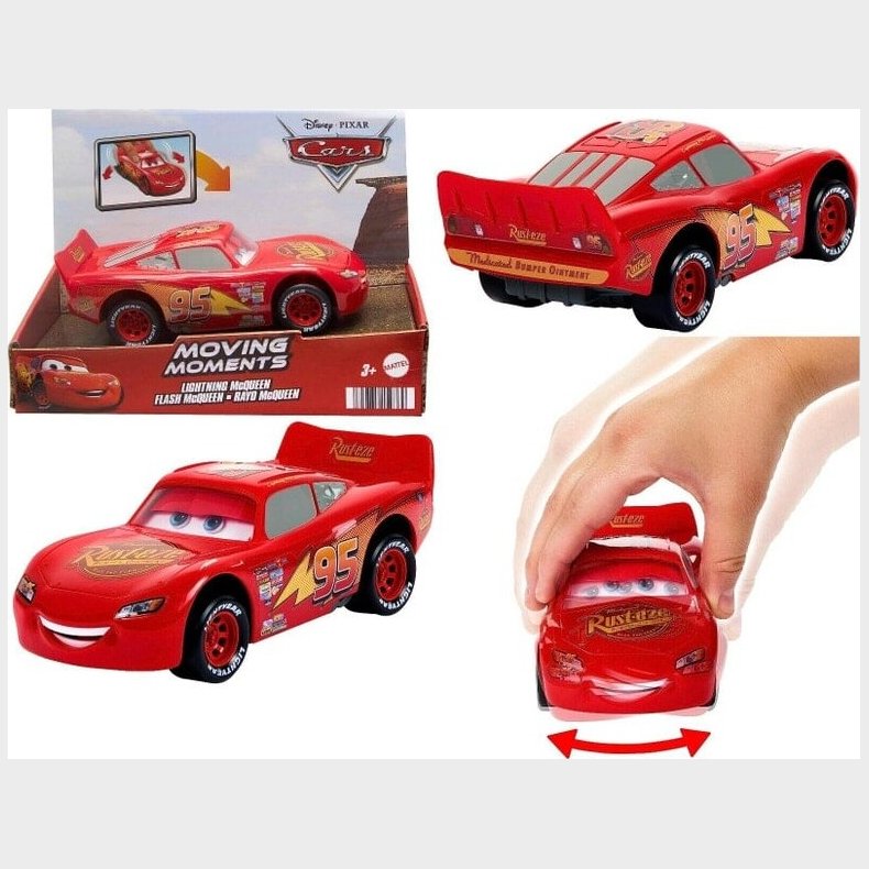 Lynet Mcqueen Bil - Disney Cars Legetjsbil Bil -