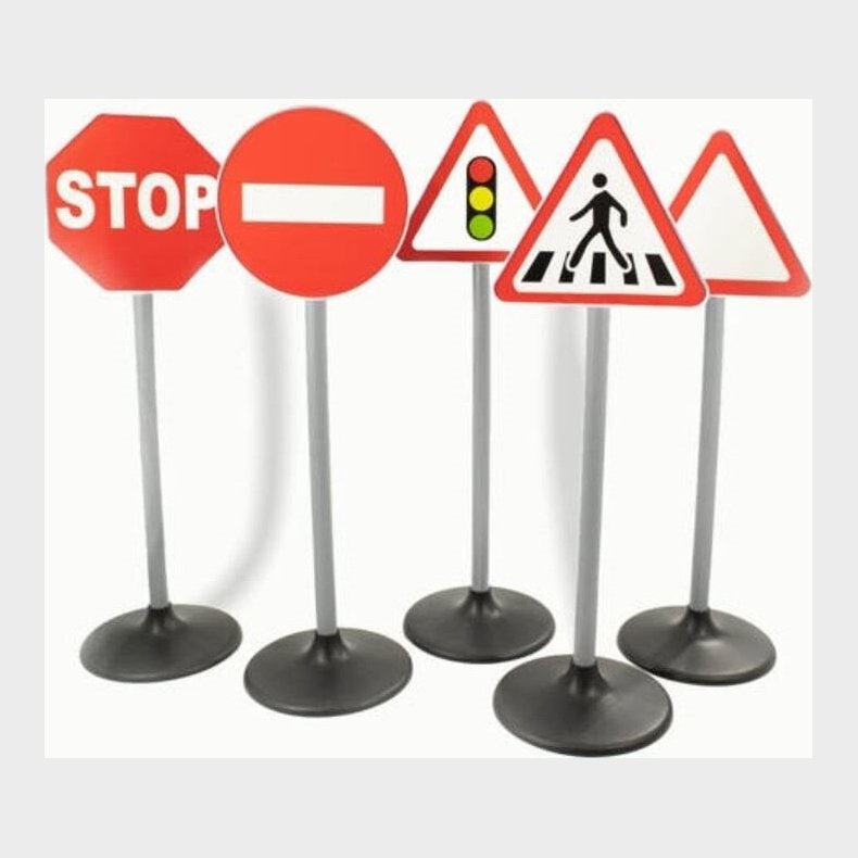 Vejskilte Til Brn - 5 Stk - Azeno