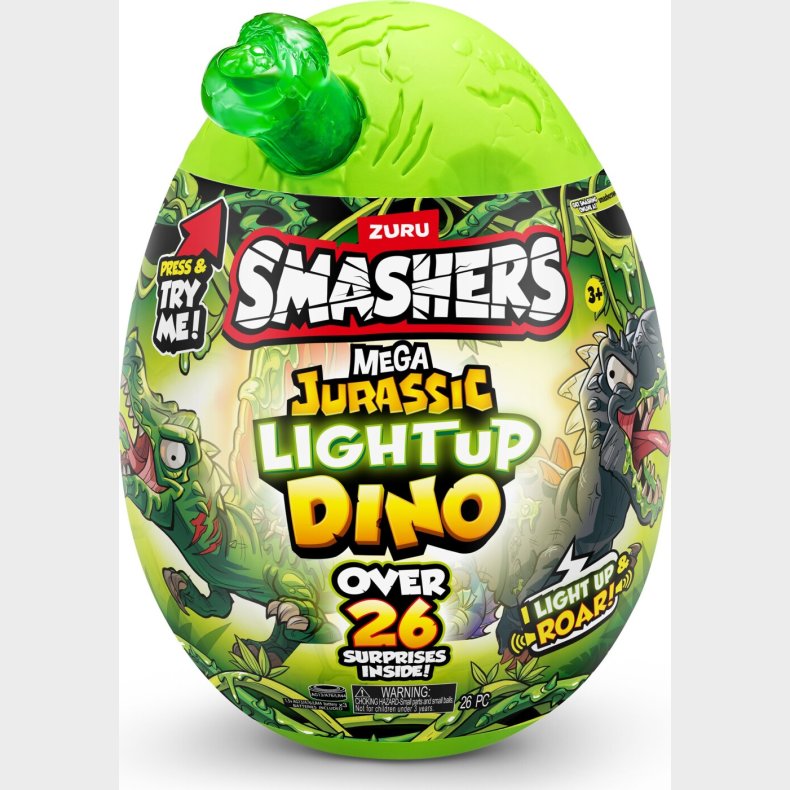 Zuru Smashers - Mega Light Up Dino Jurassic
