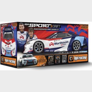 Hpi Racing - Drift Worthouse James Dean Nissan S15 Sport 3 Fjernstyret Bil - Hp120097