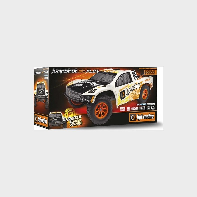 Hpi Racing - Jumpshot Sc Flux Fjernstyret Bil - Hvid - Hp160031