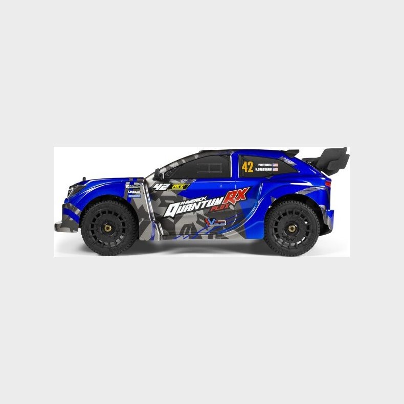 Maverick - Quantumrx Flux 4s Fjernstyret Rally Car - 1:8 - Bl - Mv150360