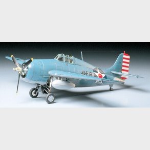 Tamiya - Grumman F4f-4 Wildcat Fly Byggest - 1:48 - 61034