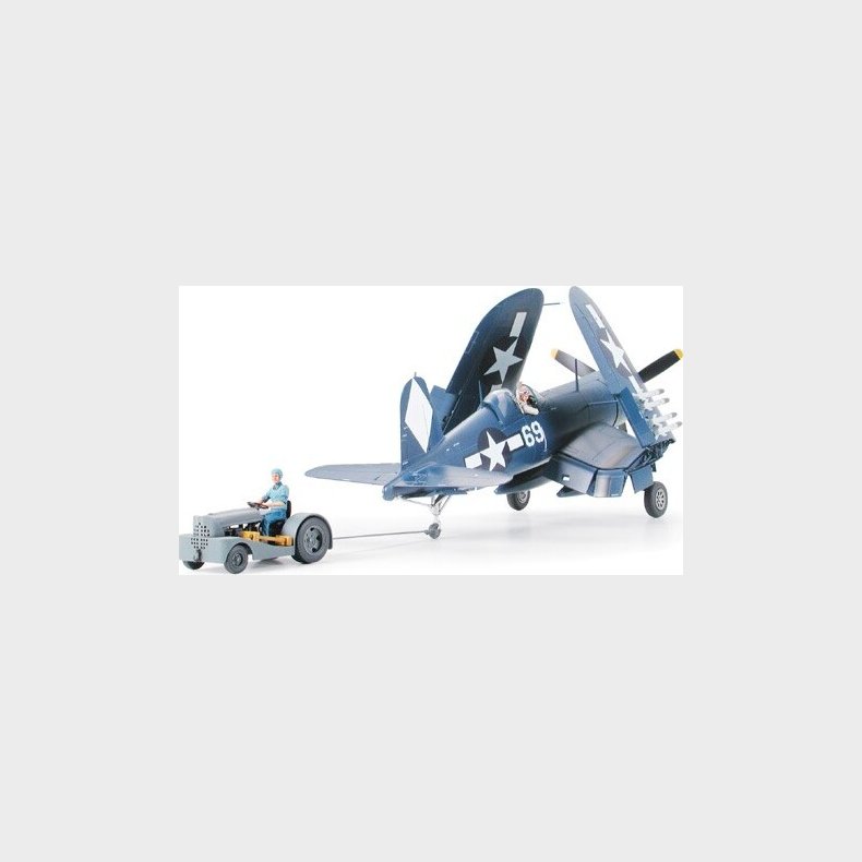 Tamiya - Corsair F4u-1d Med Traktor Fly Byggest - 1:48 - 61085