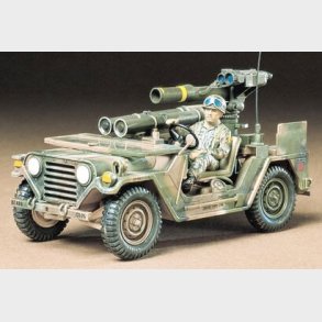 Tamiya - M151a2 Missile Launcher Bil Byggest - 1:35 - 35125