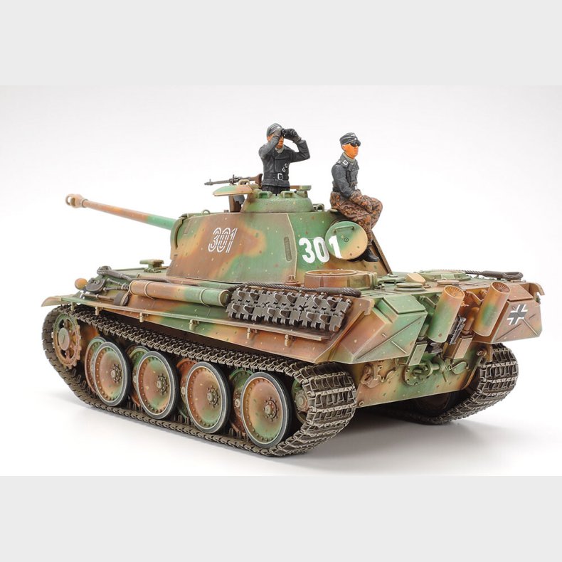 Tamiya - Panther Type G Late Version Tank Byggest - 1:35 - 35176