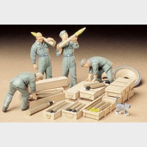 Tamiya - Tysk Ammunitionshold - Model Figurer - 1/35 - 335188