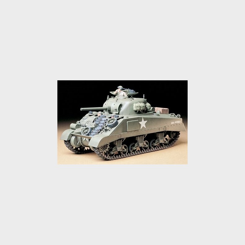 Tamiya - M4 Sherman Early Us Tank Byggest - 1:35 - 35190