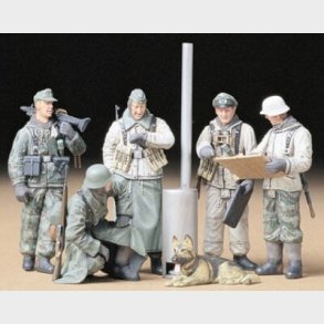 Tamiya - Tyske Soldater - Briefing - Model Figurer - 1/35 - 35212