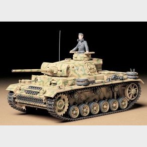 Tamiya - Panzer Iii Ausf L Kampvogn Byggest - 1:35 - 35215