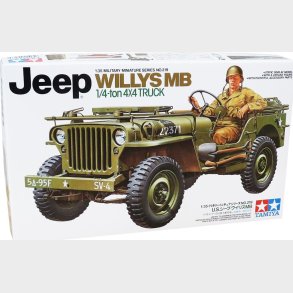 Tamiya - Willys Jeep Mb 1/4 Ton Truck Byggest - 1:35 - 35219