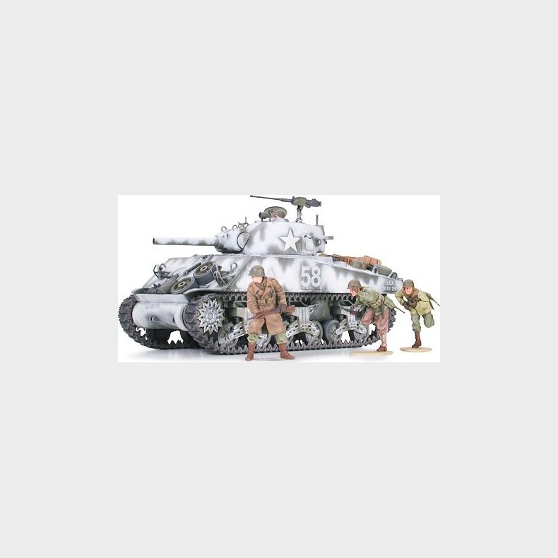 Tamiya - Sherman M4a3 105mm Howitzer Tank Byggest - 1:35 - 35251