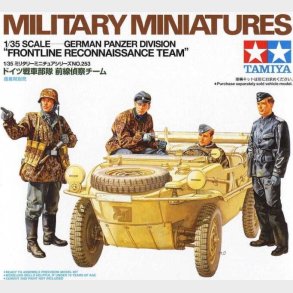 Tamiya - Schwimmwagen Soldier Figures Byggest - 1:35 - 35253