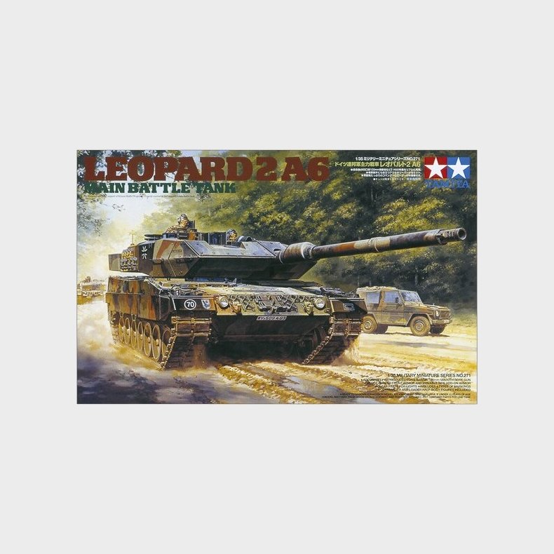 Tamiya - Leopard 2 A6 Mbt - Model Tank - 1/35 - 35271