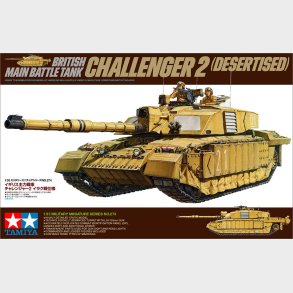 Tamiya - Challenger 2 Desert Model Tank Byggest - 1:35 - 35274
