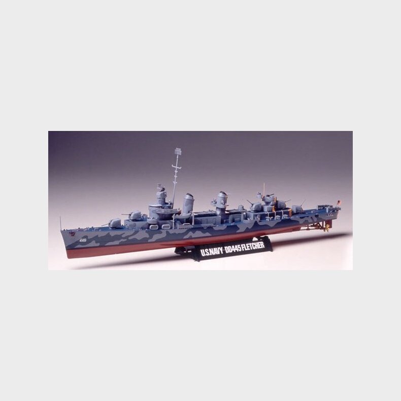 Tamiya - Fletcher Us Destroyer Dd-445 Skib Byggest - 1:350 - 78012