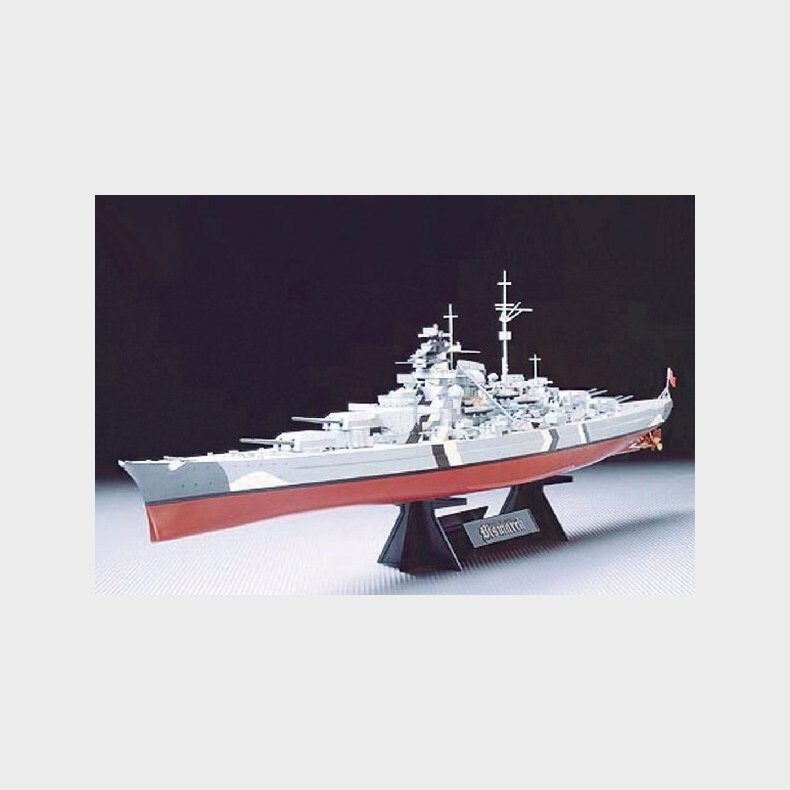 Tamiya - German Battleship Bismarck Byggest - 1:350 - 78013