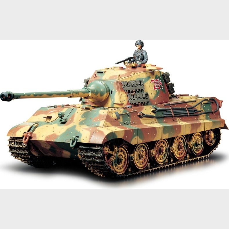 Tamiya - Rc King Tiger Tank Med Option Kit - 1/16 - 56018