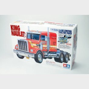 Tamiya - Rc King Hauler Truck Fjernstyret Lastbil Byggest - 1:14 - 56301