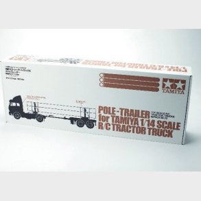 Tamiya - Truck Pole Trailer Til Lastbil Byggest - 1:14 - 56310
