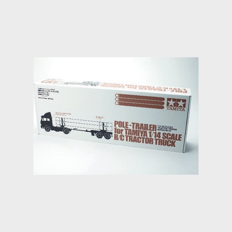 Tamiya - Truck Pole Trailer Til Lastbil Byggest - 1:14 - 56310