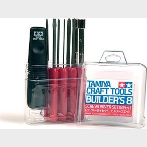 Tamiya - Craft Tools - Vrktj Til Modelbygning - 8 Dele - 74023