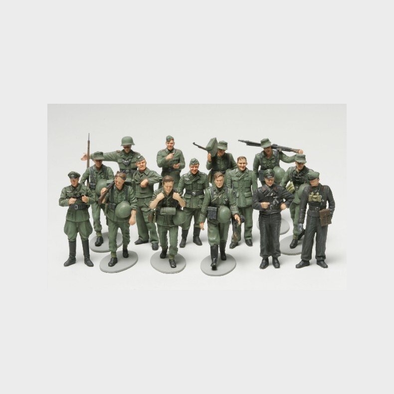 Tamiya - Tysk Infanteri P Manvre - Model Soldater - 1/48 - 32530