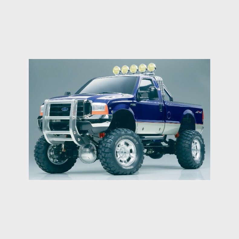 Tamiya - Rc Ford F-350 High-lift Fjernstyret Bil Byggest - 1:10 - 58372