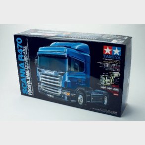 Tamiya - Rc Scania R470 Highline Fjernstyret Lastbil Byggest - 1:14 - 56318