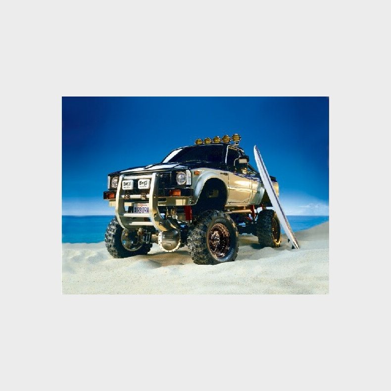 Tamiya - Rc Toyota Hilux High-lift Fjernstyret Bil Byggest - 1:10 - 58397