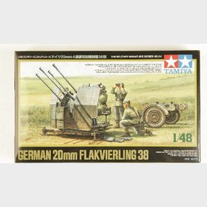 Tamiya - German 20mm Flakvierling 38 Byggest - 1:48 - 32554