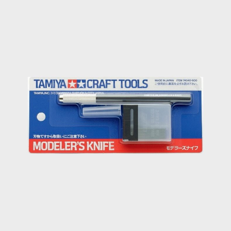 Tamiya - Modeler's Knife - Sort - 74040
