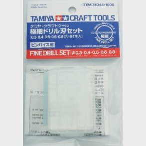 Tamiya - Drill Bit Set - Fine - 5 Stk - 74044