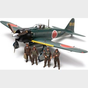 Tamiya - Mitsubishi A6m5/5a Zero Fighter Zeke Byggest - 1:48 - 61103