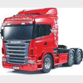 Tamiya - Rc Scania R620 6x4 Highliner Fjernstyret Lastbil Byggest - 1:14 - 56323