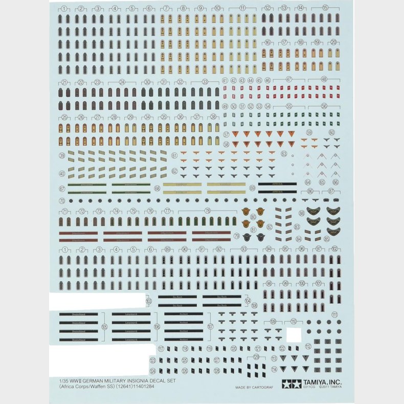 Tamiya - Mrkater Til Tyske Wwii Africa Waffen - 1/35 - 12641