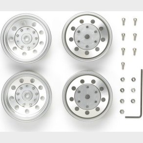 Tamiya - Plated Rear Wheels - 22 Mm - Matte - 4 Stk - 56518