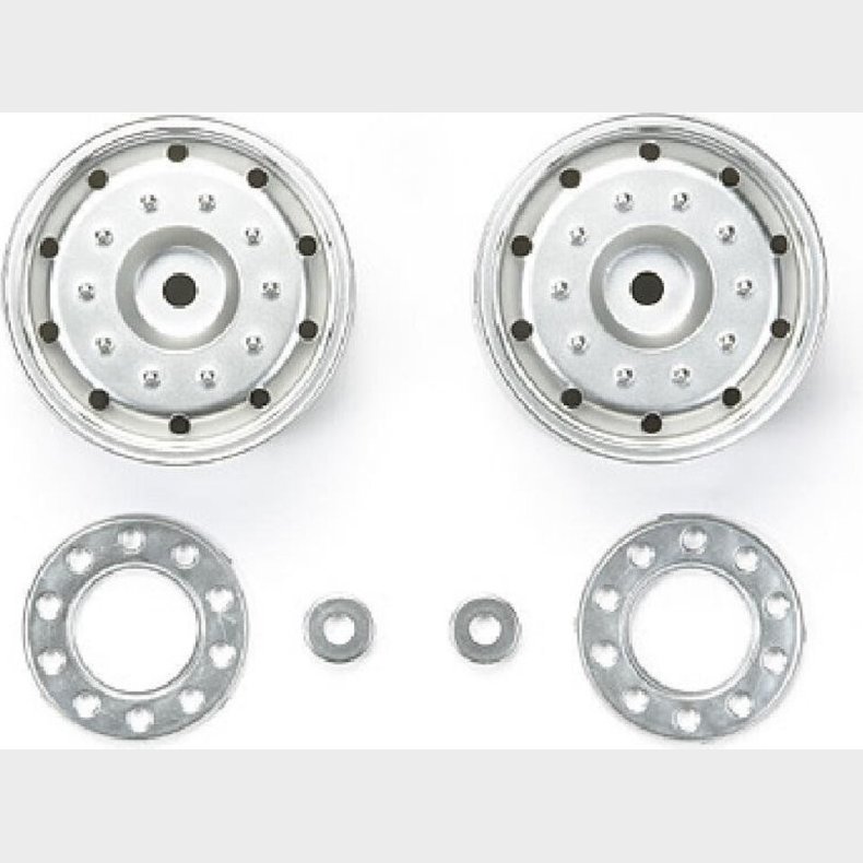 Tamiya - Plated Wheels - 30 Mm - Hex - Matte - 2 Stk - 56519