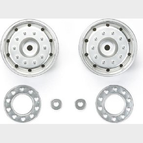 Tamiya - Plated Wheels - 30 Mm - Matte - 2 Stk -  56520