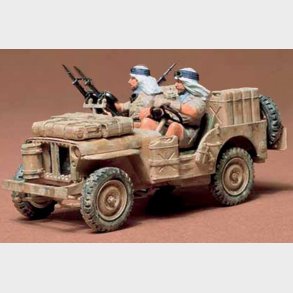 Tamiya - British Sas Jeep Byggest - 1:35 - 35033