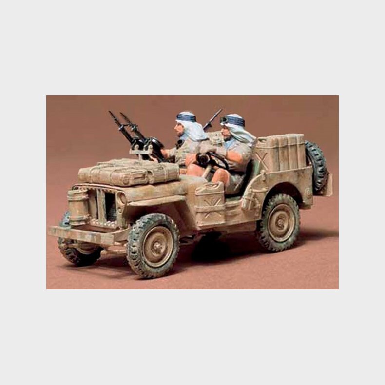 Tamiya - British Sas Jeep Byggest - 1:35 - 35033