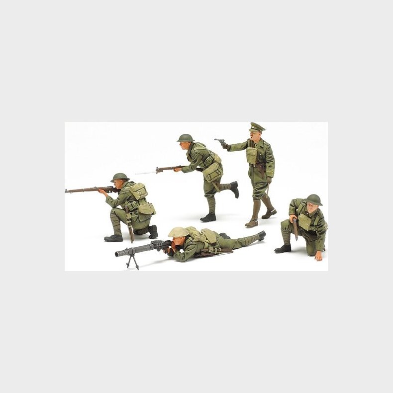Tamiya - Wwi British Infantry Set - Model Figurer - 1:35 - 35339