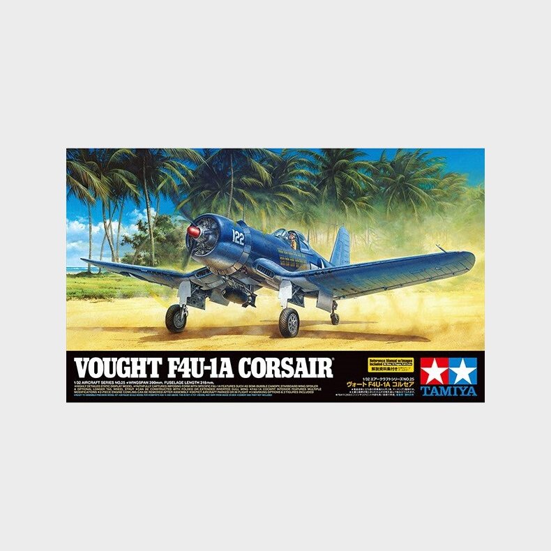Tamiya - Vought F4u-1a Corsair Modelfly Byggest - 1:32 - 60325