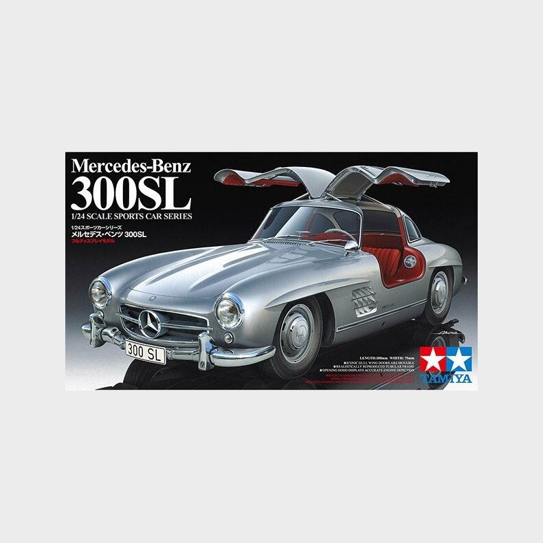 Tamiya - Mercedes-benz 300sl Modelbil Byggest - 1:24 - 24338
