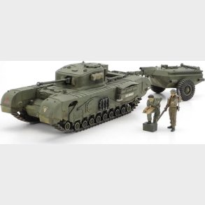 Tamiya - Churchill Crocodile British Tank Byggest - 1:35 - 35100