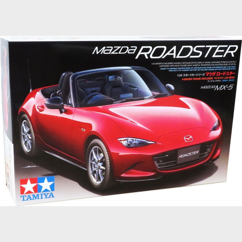 Tamiya - Mazda Mx-5 Roadster Modelbil Byggest - 1:24 - 24342