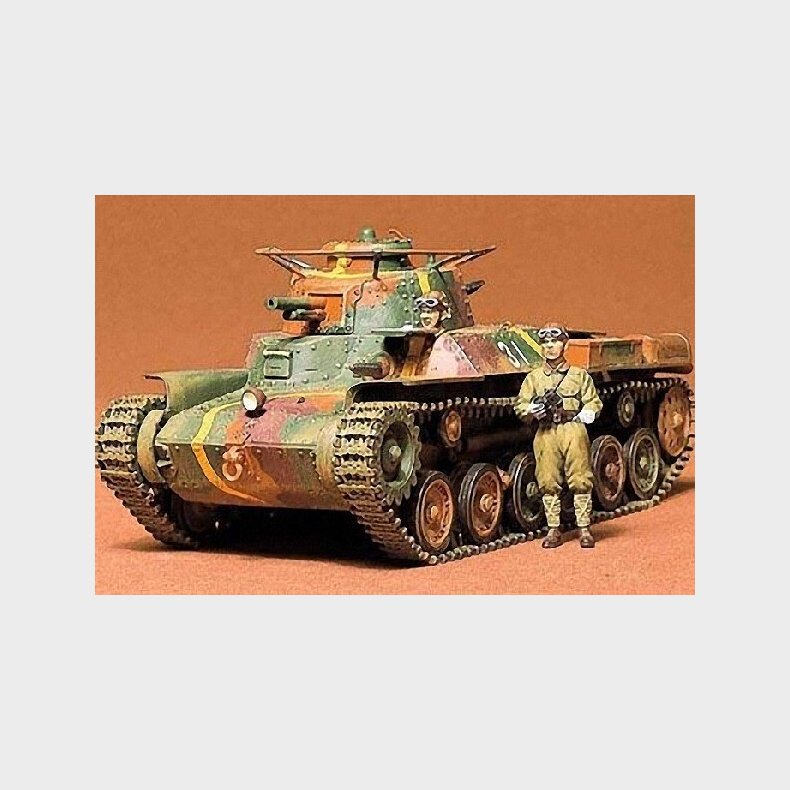 Tamiya - Japanese Tank Type 97 Chi Ha Byggest - 1:35 - 35075