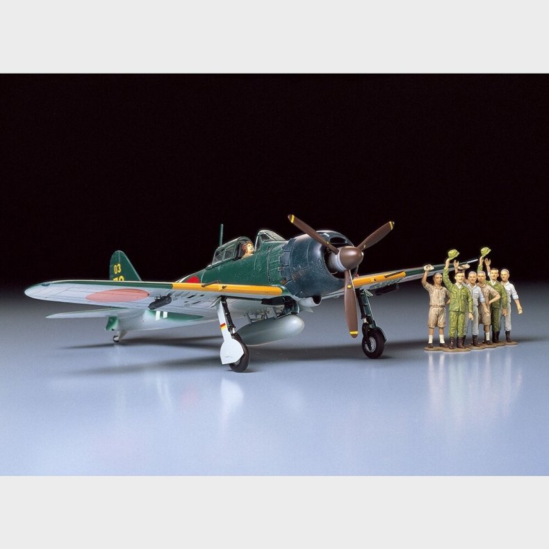 Tamiya - Mitsubishi A6m5c Zero Fighter Zeke Type 52 Byggest - 1:48 - 61027
