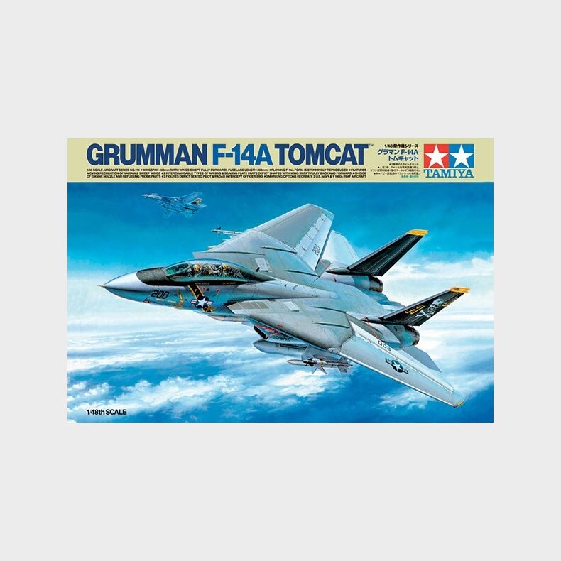 Tamiya - Grumman F-14a Tomcat Fly Byggest - 1:48 - 61114